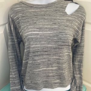 T2Love Girls Gray Long Sleeve Top Size 14